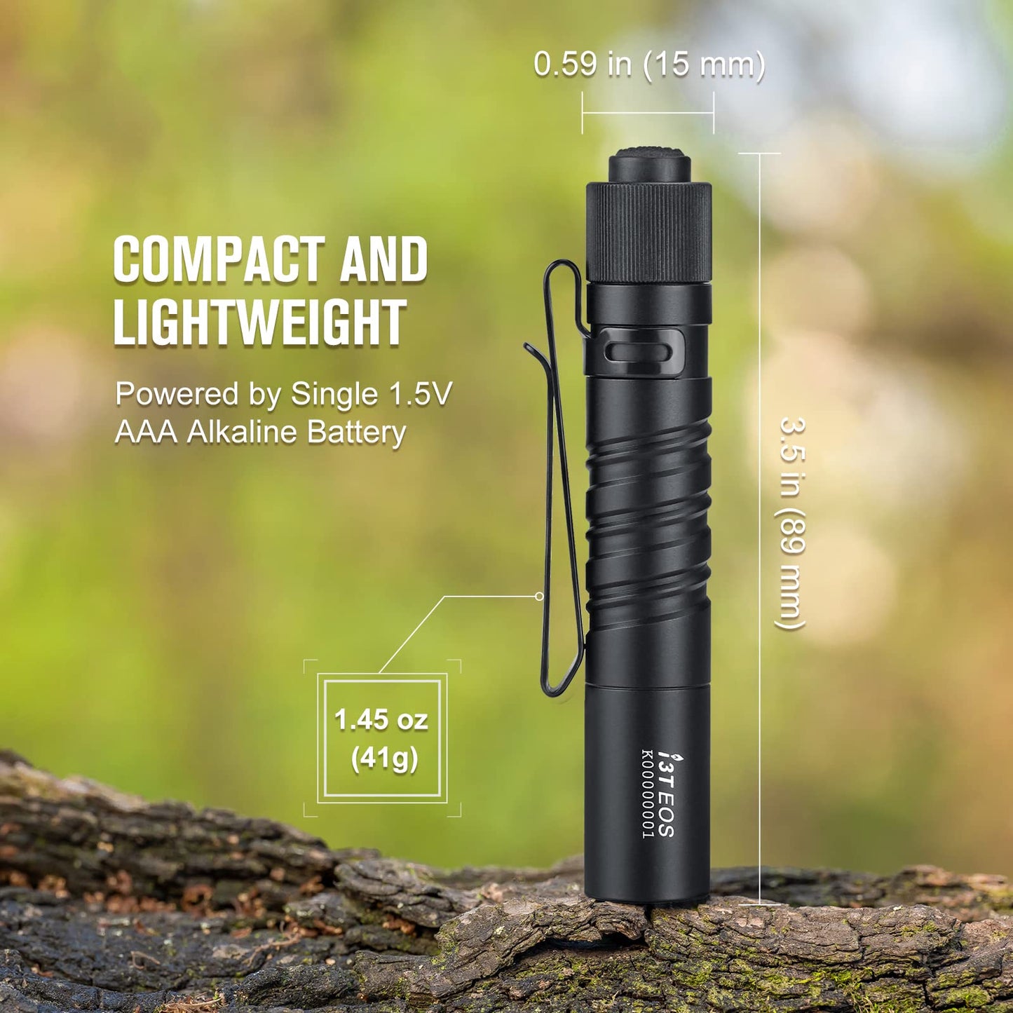 OLIGHT I3T EOS 180 Lumens Dual-Output Slim EDC Flashlight for Camping and Hiking and Warrior X 4 Rechargeable Tactical Flashlight 2,600 High Lumens with 630 Meters Long Range Thrower