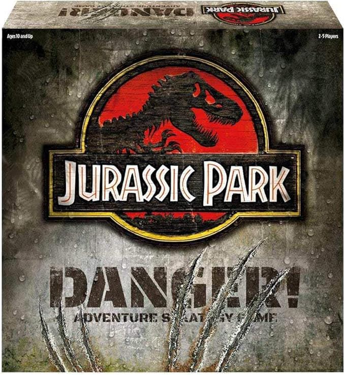 Ravensburger Jurassic Park Danger - Immersive Adventure Strategy Board Game for Families Kids and Adults Age 10 Years Up - 2 to 5 Players