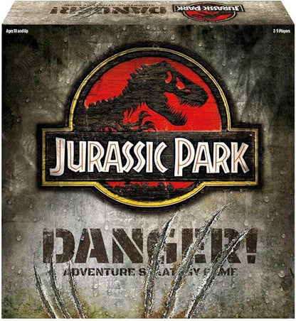 Ravensburger Jurassic Park Danger - Immersive Adventure Strategy Board Game for Families Kids and Adults Age 10 Years Up - 2 to 5 Players
