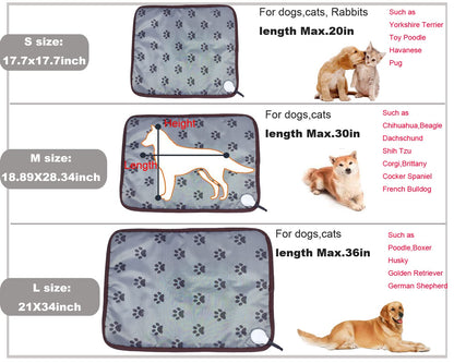 Pet Heating pad Outdoor Small Dog cat Heating pad Heated ped beds for Outside Dogs House Heater Electric Warming pad for Puppies with Timer,Chew Resistant Cord,Easy Clean,Waterproof