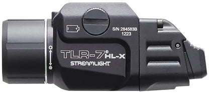 Streamlight 69458 TLR-7 HL-X USB 1000-Lumen 22000-Candela Rechargeable Rail Mounted Weapon Light with Interchangeable High & Low Switches and Key Kit, Black