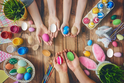 Chochkees Wooden Easter Eggs, White Wooden Eggs, 2.3" Inches (12-Pack)