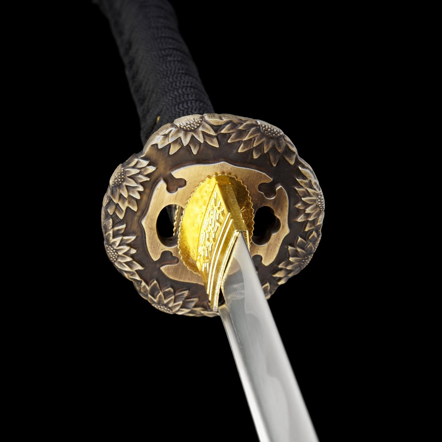 Authentic Handmade Forged Carbon Steel Japanese Samurai Sword - Full Tang, 40.55 Inches - Ideal for Outdoor Sports, Martial Arts Training, Decoration, Collection & Gift