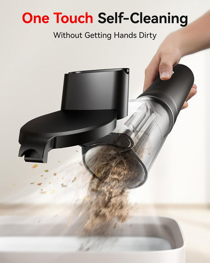 REDTIGER Cordless Car Vacuum - 21000PA Portable Handheld Cleaner with 70 Min Runtime | Lightweight 4-in-1 Design