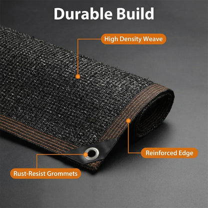 JKNVDVLC 20 x 20 FT Shade Cloth -for Garden Plants, 90% Sunblock Shade Neting -for Outdoor Garden Bed Neting Mesh Pergola Patio Lawn Sun Cloth - for Dog Kennel Cover Chicken Coop