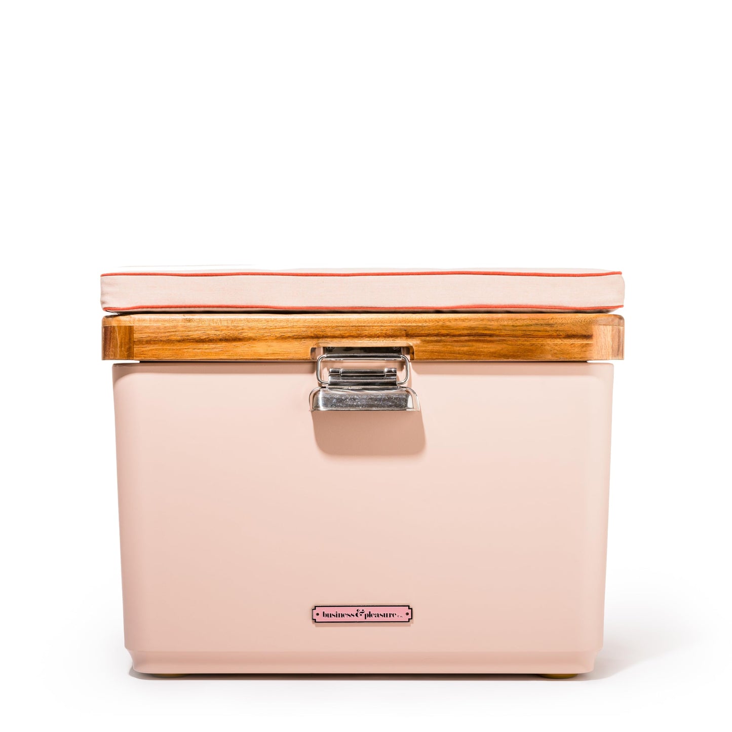 Business & Pleasure Co. Hemingway Cooler - 55 Quart Insulated Ice Chest Cooler - Great for Beach, Picnics, & Boating, Dusty Pink