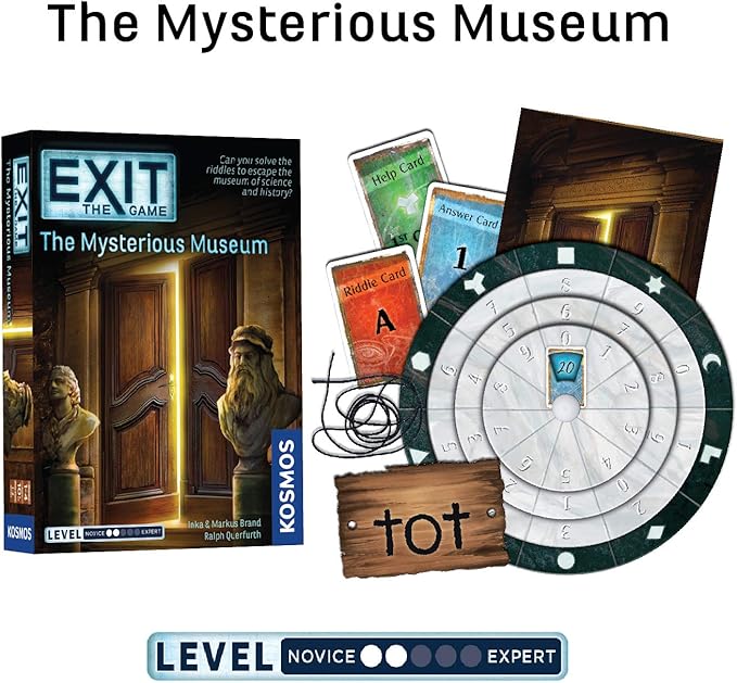 EXIT: The Game 4-Pack Escape Room Bundle | Season 3 | Dead Man on the Orient Express | Sinister Mansion | Sunken Treasure | Mysterious Museum | Family-Friendly Cooperative Game | 1 to 4 Players