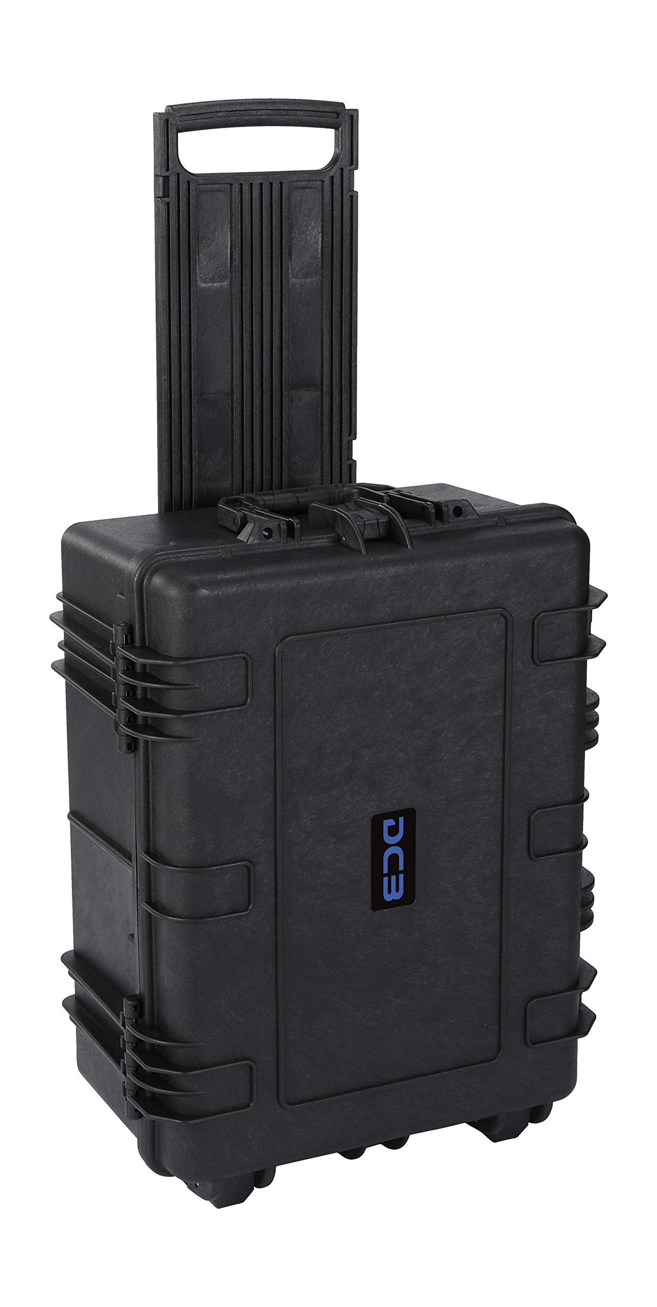 DCB Cases - Element 6104F | 24 x 19 x 11 Ext Dim | IP67 Waterproof | Pluck Foam Insert | Telescoping Handle | Rubberized Grips | Resin-Reinforced Injection Molded Plastic | 4 Latch Lid Close | Wheels