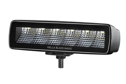 Hella 1FB 358 176-201 LED Headlight - Black Magic Mini Lightbar 6.2 Inches - 12/24 V - Mounting - Cable: 800 mm - Connector: Open Cable Ends