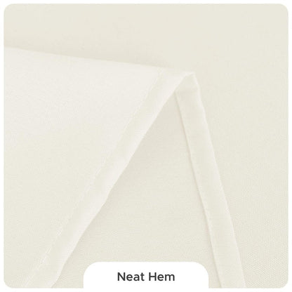 Fitable 8 Pack Round Tablecloths: Stain Resistant Wrinkle Free Circle Table Clothes, Washable Reusable Polyester Table Covers for Wedding Party Birthday Banquet Reception(Ivory, 84 Inch)