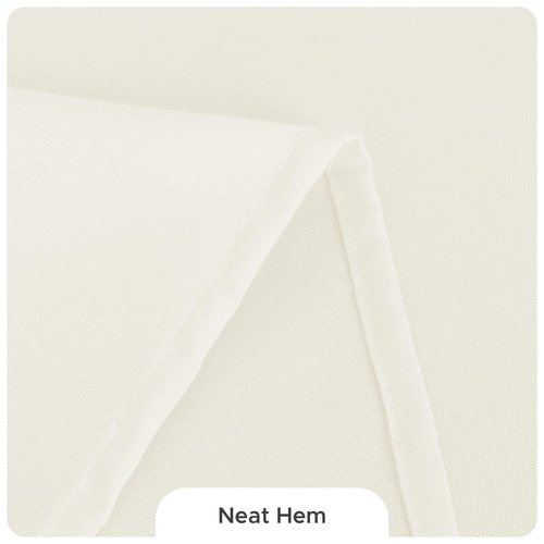 Fitable 8 Pack Round Tablecloths: Stain Resistant Wrinkle Free Circle Table Clothes, Washable Reusable Polyester Table Covers for Wedding Party Birthday Banquet Reception(Ivory, 120 Inch)