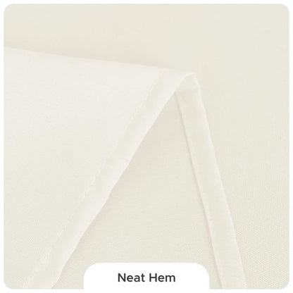 Fitable 8 Pack Round Tablecloths: Stain Resistant Wrinkle Free Circle Table Clothes, Washable Reusable Polyester Table Covers for Wedding Party Birthday Banquet Reception(Ivory, 120 Inch)