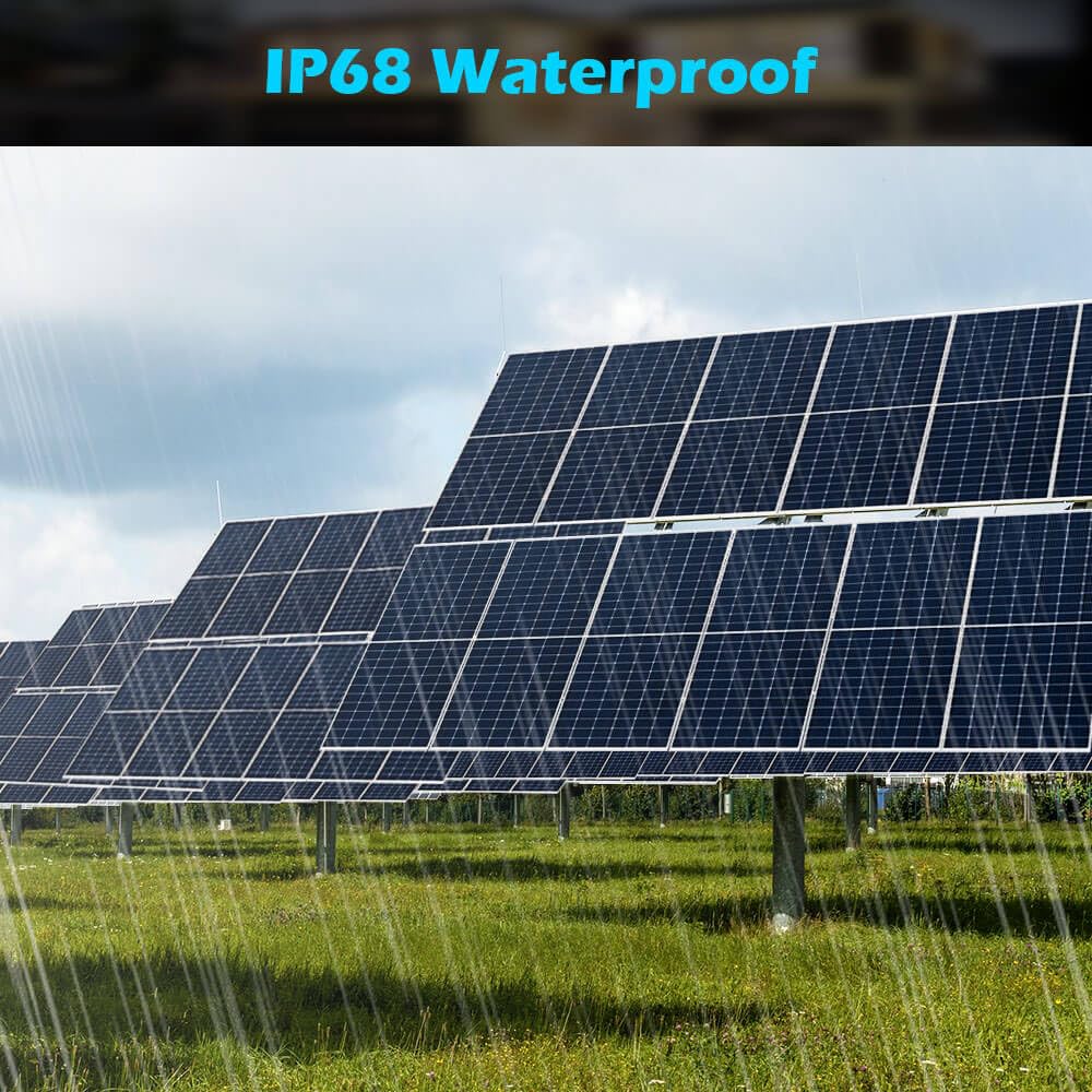 SUNGOLDPOWER 14PCS 550W Solar Panel,UL61730,18BB Monocrystalline Grade A Cell,Rigid,High Efficiency,IP68，charging 12V/24V/48V Battery on Rooftop,Yard,Marine,on/off Grid system CEC listed (Total 7700W)