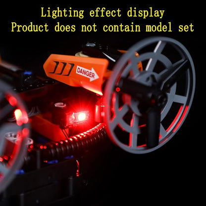 LED Light Kit Compatible with Lego Rescue Hovercraft - Lighting Set for Technic 42120 Building Model (Model Set Not Included)