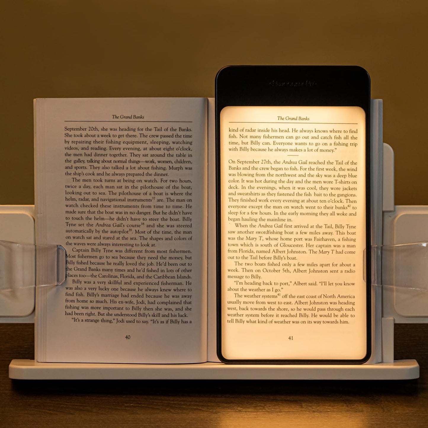 AwesomePre Plus Book Light, LED Reading Light, USB Rechargeable, Warm & Cool Tone, Portable Cordless Lamp for Bedtime Reading