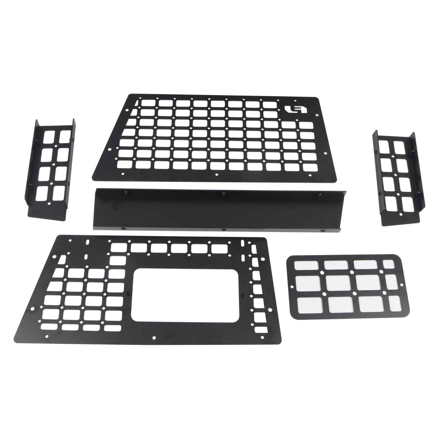 HIGH FLYING for Toyota FJ Cruiser (XJ10) 2007-2014 Car Molle Panels Storage Modular System Trunk Shelf Organizer Interior Rear Cargo Racks (Driver Side Storage Box)