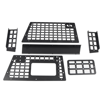 HIGH FLYING for Toyota FJ Cruiser (XJ10) 2007-2014 Car Molle Panels Storage Modular System Trunk Shelf Organizer Interior Rear Cargo Racks (Driver Side Storage Box)