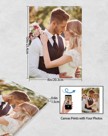 AbcCustomize Canvas Prints - Personalized Photo Art for Home Decor | Fast Shipping, Ready to Hang