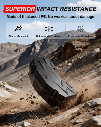 StarknightMT X3 Rear Storage Box, 8GAL Waterproof Cargo Box Compatible with Maverick X3, Outlander (Except 6x6), Renegade, OEM Replace #715004778 w/h Mounting System
