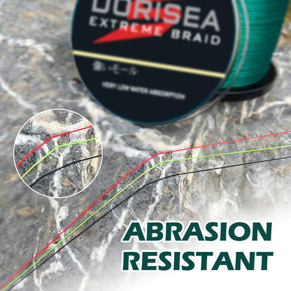 Dorisea Extreme Braid 100% Pe White Braided Fishing Line 109Yards-2187Yards 6-550Lb Test Fishing Wire Fishing String Incredible Superline Zero Stretch (2000m/2187Yards 200lb/0.75mm(8Strands))