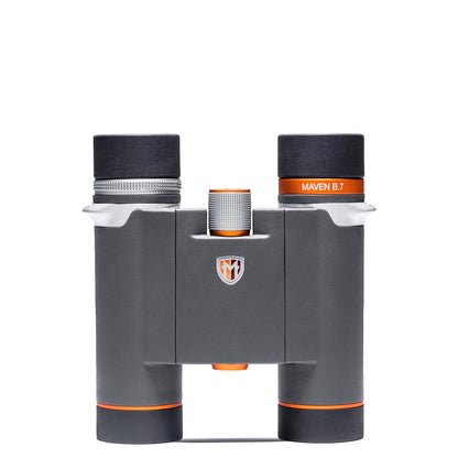 Maven B.7 25mm ED Binocular (8X25, Grey/Orange)