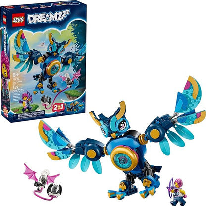 LEGO DREAMZzz Zoey’s Time Owl Building Toy - Pretend Play Set for Girls &amp Boys - Storytelling Toy for Kids Ages 8+ with 2 Construction Modes - Gift Idea for Birthdays &amp Holidays - 71494
