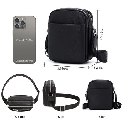 Colins Keirs Laptop backpack & Men's leather crossbody bag