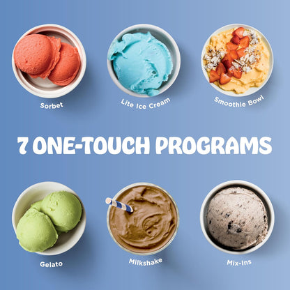 Ninja CREAMi Ice Cream Maker Bundle - Includes 4 Tubs for Gelato, Milkshakes & More | 7 One-Touch Programs | Compact Silver Design