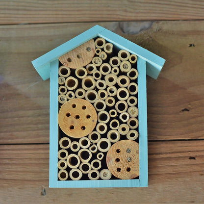 Nature's Way | PWH1-C Teal Bee House - Durable Habitat for Pollinators, Eco-Friendly Design