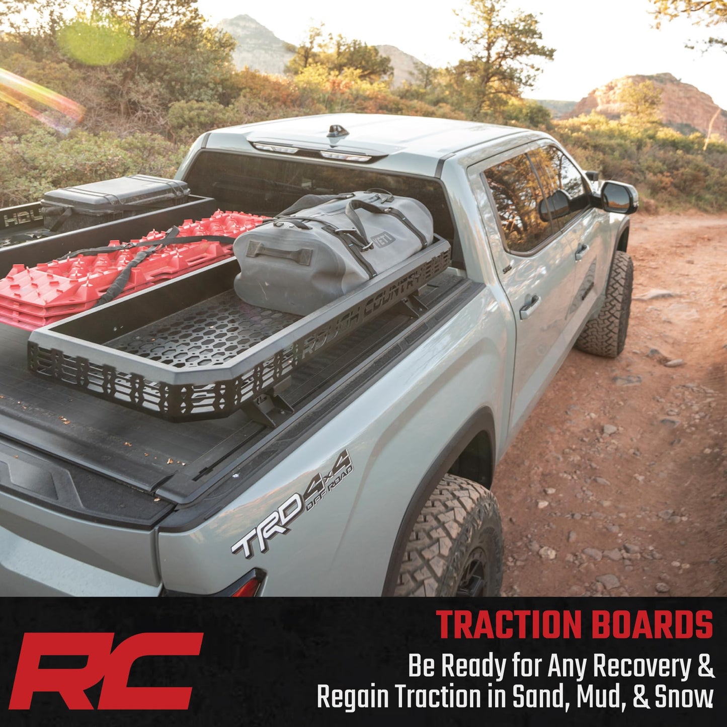 Rough Country Deep Studded Traction Boards | 45" Long x 13" Wide - 10590