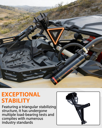 SAUTVS Heavy Duty Rear Spare Tire Carrier Mount Rack Holder for Can-Am Maverick X3 XDS XRS MAX Turbo RR 2017-2026 Accessories