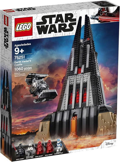 LEGO Star Wars Darth Vader's Castle 75251 Building Kit Includes TIE Fighter Darth Vader Minifigures Bacta Tank and More (1060 Pieces) - (Amazon Exclusive)