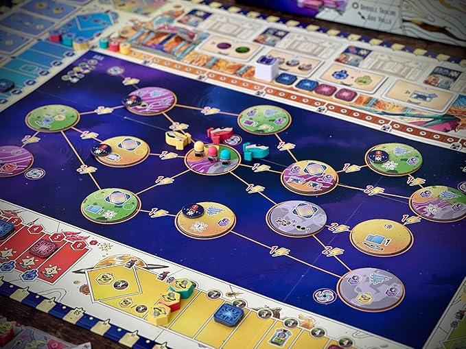 Transgalactica Board Game Space Worker Placement and Engine Building Game