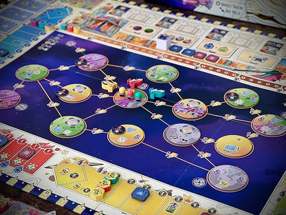 Transgalactica Board Game Space Worker Placement and Engine Building Game