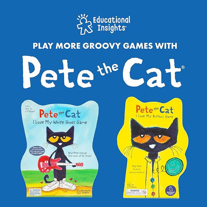 Educational Insights Pete the Cat Groovy Friendship Game - Preschool Board Games for Kids 4-6 Social Emotional Learning Games for Kids Skill-Building Toddler Matching Game Family Fun with Toddlers