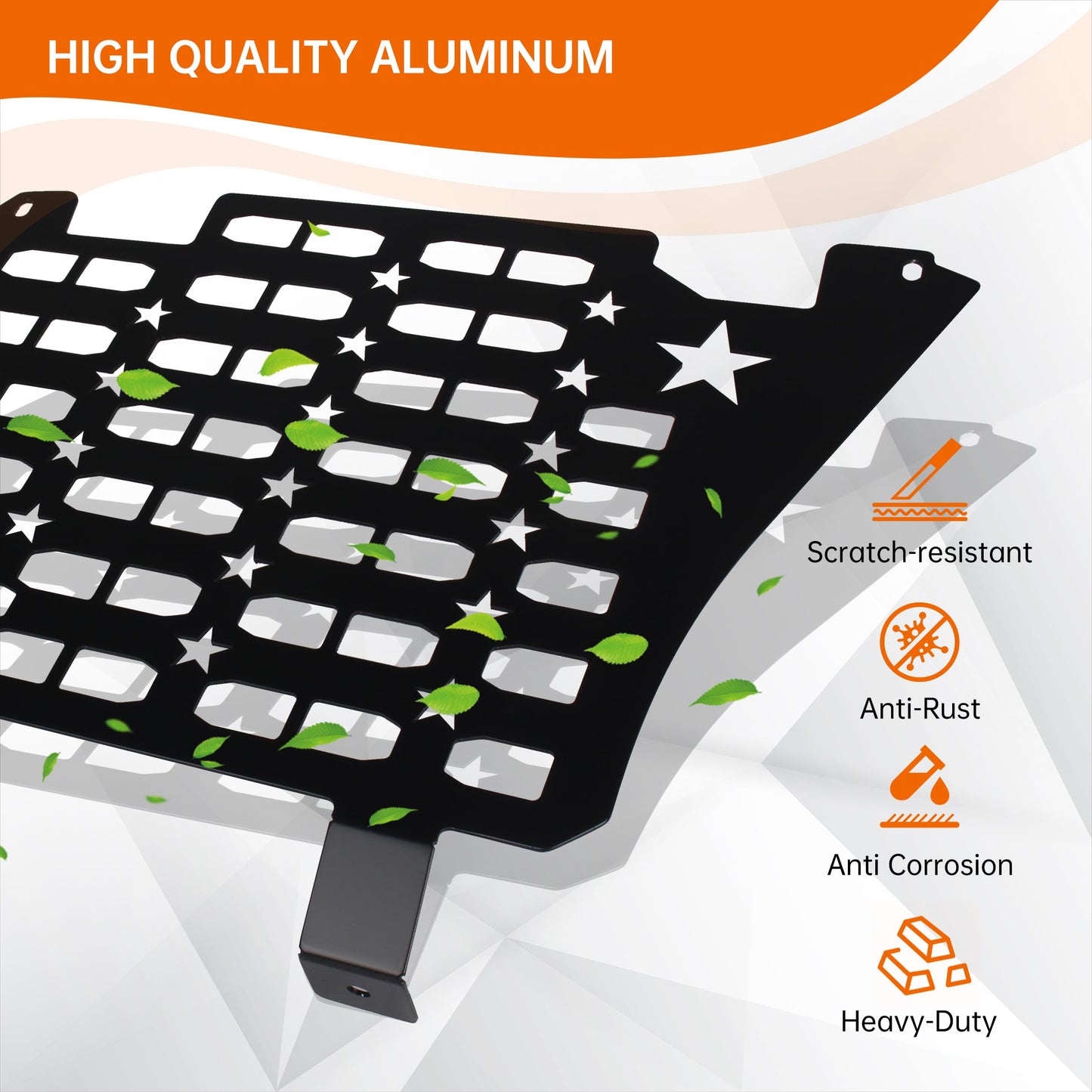 CUSAUTV Rear Window Molle Panels for XPEDITION ADV/ ADV5 2024+, Aluminum Rear Side Windows Protective Decoration Compatible with Polaris XPEDITION ADV/ ADV5 2024+ Accessories