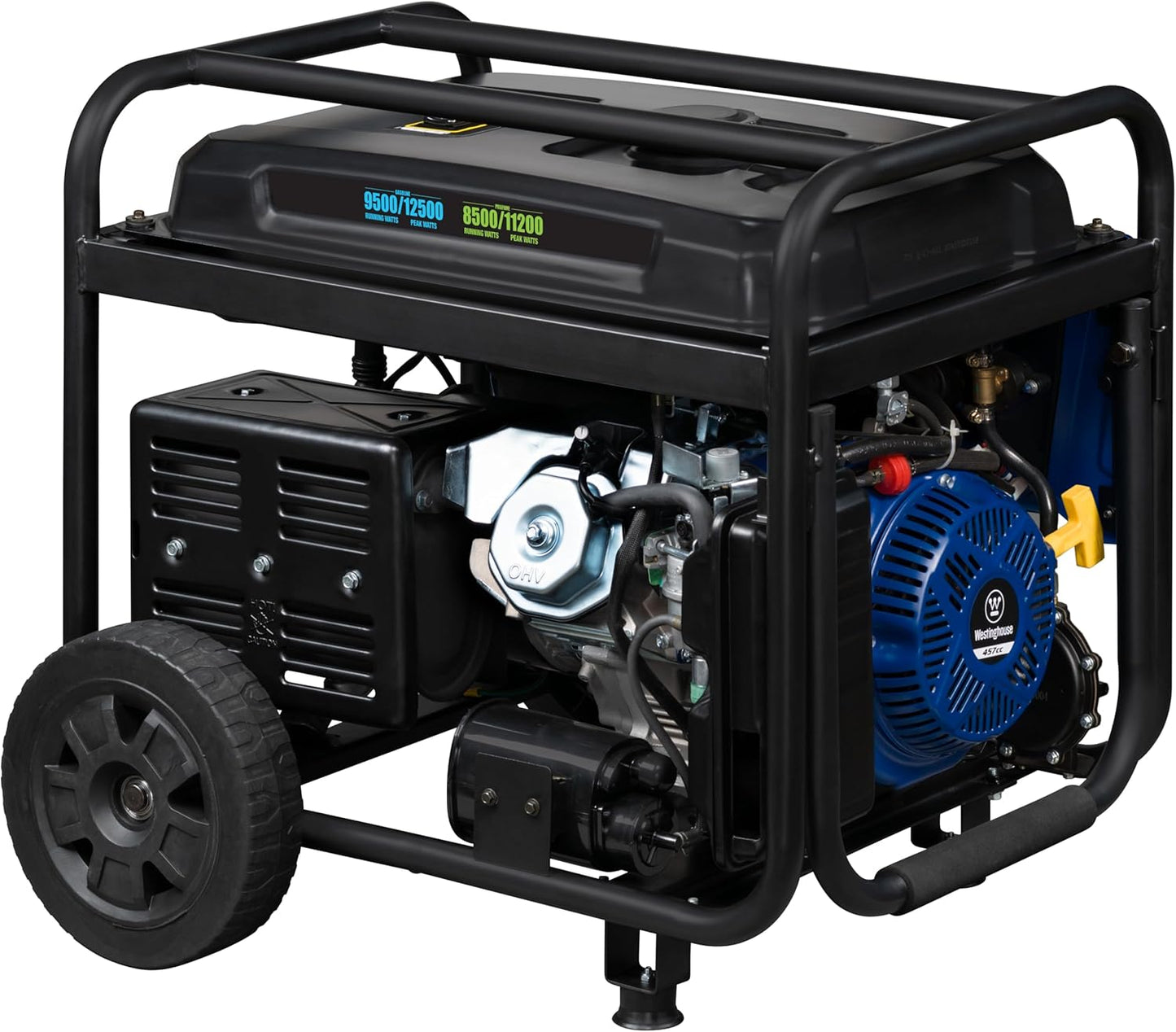 Westinghouse 12500 Peak Watt Dual Fuel Generator - Remote Start, Transfer Switch Ready, CO Sensor