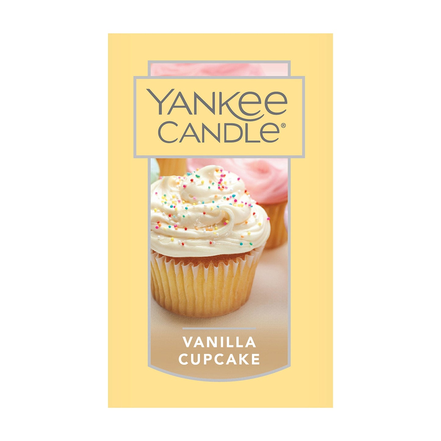 Yankee Candle Vanilla Cupcake Scented Classic 22oz Large Jar Single Wick Candle Over 110 Hours of Burn Time Ideal for Creating Relaxing Ambience