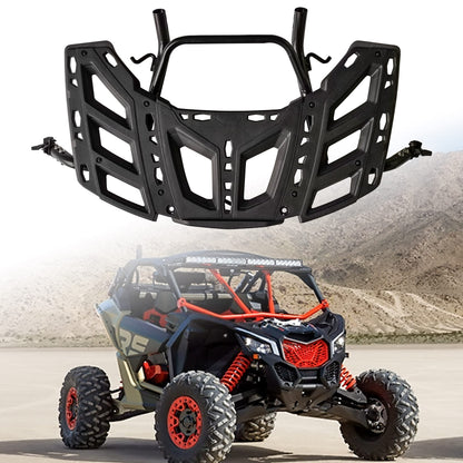 KATIMOTO Pivoting Rear Rack Kit with Gas Strut for Can Am Maverick X3 MAX 2017-2025 Accessories, Spare Tire Cargo Luggage Support Cooler LinQ Pivoting Rear Rack Replace OEM #715002881,715003439