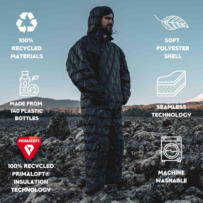 Selk'bag Pro Wearable Sleeping Bag I Outdoor and Indoor Sleeping Bag for Camping, RV Trips, Travelling, Hammocks, Backpacking, Lounging (Blue Navy, Large)