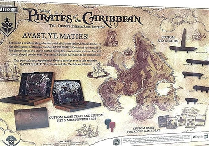 DisneyParks Exclusive - Battleship Game Pirates of The Caribbean Edition