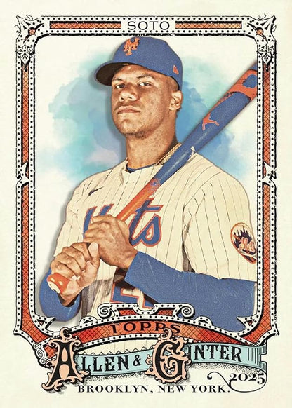 Topps 2025 Allen &amp Ginter Baseball 8-Pack Blaster Value Box