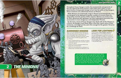 Renegade Game Studios Power Rangers RPG Finster's Monster-Matic Cookbook Sourcebook - Over 100 Threats Hardcover Ages 14+