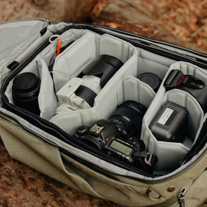 Peak Design Camera Cube V2, Large, Custom Organization and Protection, Weatherproof Shell with Interior Padding, FlexFold Dividers Included, Camera Bag Insert Compatible Travel Bags