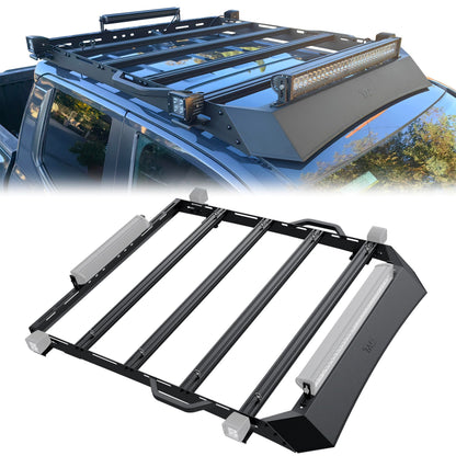 TAC Roof Rack Compatible with 2024-2026 Tacoma Double Cab Truck Cross Bar Cargo Canoe Bike Kayak Snowboard Luggage Upper Storage Carrier Truck Outdoors Gear