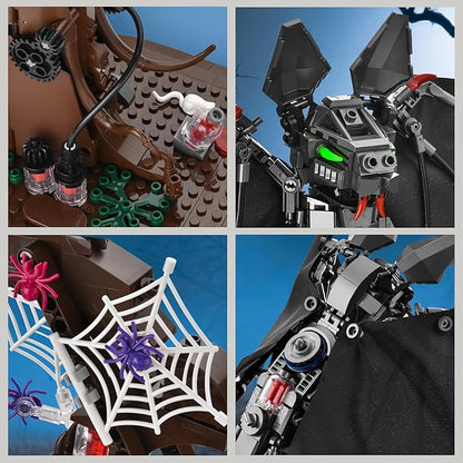 Mechanical Horror Bat Building Set for AdultBat Bird Building Blocks ToysHome and Office DecorCollectible for Adult and Teen Boys 8+(839 PCS)