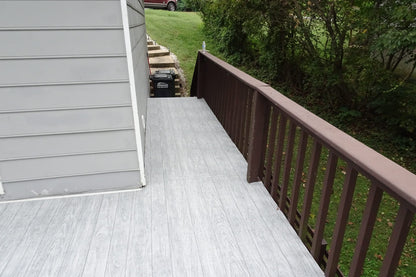 d-c-fix Outdoor Flooring Roll - Grey Oak Wood - 6' x 12', 72 sq.ft - Waterproof & All-Weather Floor Covering - Ideal as Carpet or Tile Replacement for Boat Decking, Balcony, Backyard Patio & Porch
