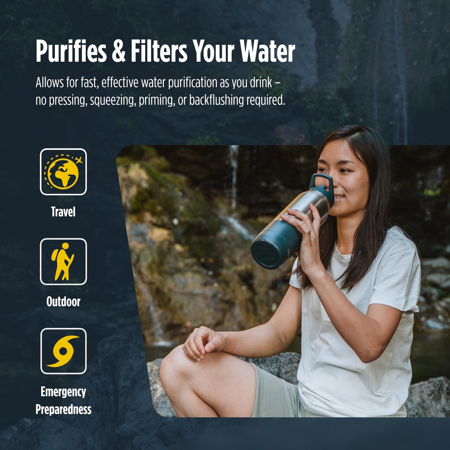 Purifier + Insulated Bottle