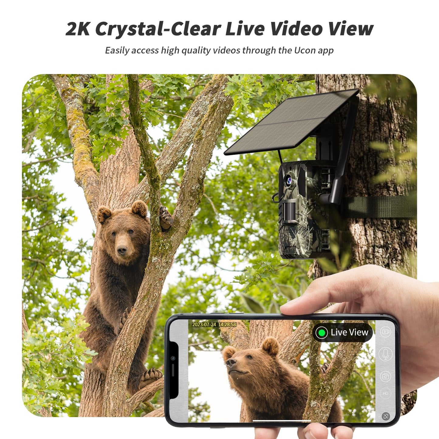 SEHMUA Trail Camera 3 Packs, AI Animal Detection Cellular Trail Cameras, Live Streaming Game Camera Built-in 4G LTE SIM Card with Unlimited Data Plan, Motion Activated Trail Cam IP66 Waterproof
