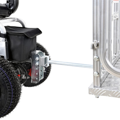 SuperHandy Cargo Trailer Heavy-Duty, Utility Cart - 1200 lbs Capacity with Hitch, 8" Casters, Compatible with SuperHandy Electric Tugger Cart